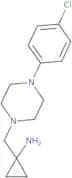1-{[4-(4-Chlorophenyl)piperazin-1-yl]methyl}cyclopropan-1-amine