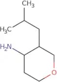 3-(2-Methylpropyl)oxan-4-amine
