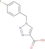 1-[(4-Fluorophenyl)methyl]-1H-1,2,3-triazole-4-carboxylic acid