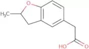 2-(2-Methyl-2,3-dihydro-1-benzofuran-5-yl)acetic acid