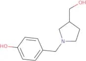 4-{[3-(Hydroxymethyl)pyrrolidin-1-yl]methyl}phenol