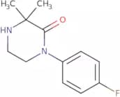 1-(4-Fluorophenyl)-3,3-dimethylpiperazin-2-one