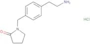 1-{[4-(2-Aminoethyl)phenyl]methyl}pyrrolidin-2-one hydrochloride