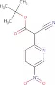 tert-Butyl cyano(5-nitropyridin-2-yl)acetate