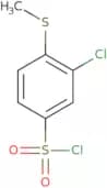3-Chloro-4-(methylsulfanyl)benzene-1-sulfonyl chloride