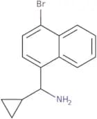 (4-Bromonaphthalen-1-yl)(cyclopropyl)methanamine