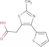 2-[2-Methyl-4-(thiophen-2-yl)-1,3-thiazol-5-yl]acetic acid
