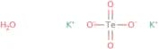 Potassium tellurate hydrate