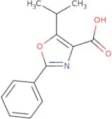 2-Phenyl-5-(propan-2-yl)-1,3-oxazole-4-carboxylic acid