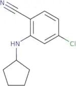4-Chloro-2-(cyclopentylamino)benzonitrile