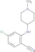 4-Chloro-2-[(1-methylpiperidin-4-yl)amino]benzonitrile
