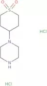 1-​(Tetrahydro-​1,​1-​dioxido-​2H-​thiopyran-​4-​yl)​-​piperazine hydrochloride