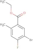 Ethyl 5-bromo-4-fluoro-2-methylbenzoate
