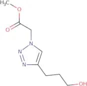 Methyl 2-[4-(3-hydroxypropyl)-1H-1,2,3-triazol-1-yl]acetate