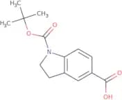 1-[(tert-Butoxy)carbonyl]-2,3-dihydro-1H-indole-5-carboxylic acid