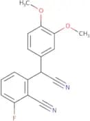 2-[Cyano(3,4-dimethoxyphenyl)methyl]-6-fluorobenzenecarbonitrile