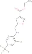 Ethyl 5-({[3-chloro-5-(trifluoromethyl)-2-pyridinyl]amino}methyl)-4,5-dihydro-3-isoxazolecarboxyla…