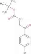 tert-Butyl N-[2-(4-bromophenyl)-2-oxoethyl]carbamate