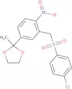 2-(3-{[(4-Chlorophenyl)sulfonyl]methyl}-4-nitrophenyl)-2-methyl-1,3-dioxolane