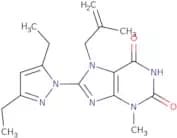8-(3,5-Diethyl-1H-pyrazol-1-yl)-3-methyl-7-(2-methylallyl)-1H-purine-2,6(3H,7H)-dione