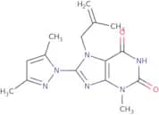 8-(3,5-Dimethyl-1H-pyrazol-1-yl)-3-methyl-7-(2-methylallyl)-1H-purine-2,6(3H,7H)-dione