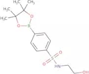 N-(2-Hydroxyethyl)-4-(4,4,5,5-tetramethyl-1,3,2-dioxaborolan-2-yl)benzenesulfonamide