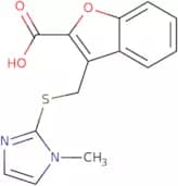 3-{[(1-Methyl-1H-imidazol-2-yl)sulfanyl]methyl}-1-benzofuran-2-carboxylic acid