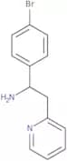 1-(4-Bromophenyl)-2-(pyridin-2-yl)ethan-1-amine