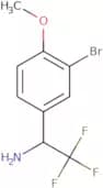 1-(3-Bromo-4-methoxyphenyl)-2,2,2-trifluoroethan-1-amine