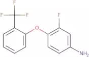3-Fluoro-4-[2-(trifluoromethyl)phenoxy]aniline