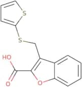 3-[(Thiophen-2-ylsulfanyl)methyl]-1-benzofuran-2-carboxylic acid