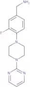 {3-Fluoro-4-[4-(pyrimidin-2-yl)piperazin-1-yl]phenyl}methanamine