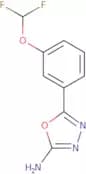 5-[3-(Difluoromethoxy)phenyl]-1,3,4-oxadiazol-2-amine