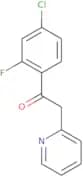 1-(4-Chloro-2-fluorophenyl)-2-(pyridin-2-yl)ethan-1-one