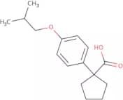1-[4-(2-Methylpropoxy)phenyl]cyclopentane-1-carboxylic acid