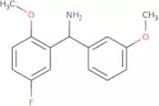 (5-Fluoro-2-methoxyphenyl)(3-methoxyphenyl)methanamine