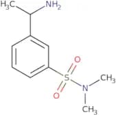 3-(1-Aminoethyl)-N,N-dimethylbenzene-1-sulfonamide