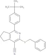 3-(Benzylsulfanyl)-1-[4-(tert-butyl)phenyl]-6,7-dihydro-5H-cyclopenta[C]pyridine-4-carbonitrile