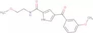 4-(3-Methoxybenzoyl)-N-(2-methoxyethyl)-1H-pyrrole-2-carboxamide
