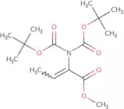 Methyl 2-{bis[(tert-butoxy)carbonyl]amino}but-2-enoate