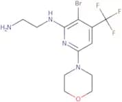 N1-(3-Bromo-6-morpholin-4'-yl-4-(trifluoromethyl)pyridin-2-yl)ethane-1,2-diamine