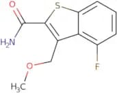 4-Fluoro-3-(methoxymethyl)-1-benzothiophene-2-carboxamide