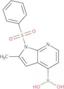 [1-(Benzenesulfonyl)-2-methylpyrrolo[2,3-b]pyridin-4-yl]boronic acid