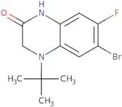 6-Bromo-4-tert-butyl-7-fluoro-1,2,3,4-tetrahydroquinoxalin-2-one