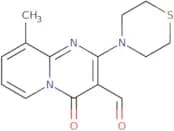 9-Methyl-4-oxo-2-thiomorpholin-4-yl-4H-pyrido[1,2-a]pyrimidine-3-carbaldehyde
