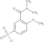 3-(Dimethylcarbamoyl)-4-methoxybenzene-1-sulfonyl chloride