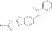 N-(2-Acetamido-1,3-benzothiazol-6-yl)benzamide