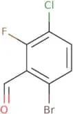 6-bromo-3-chloro-2-fluorobenzaldehyde