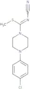 Methyl 4-(4-chlorophenyl)-N-cyanotetrahydro-1(2H)-pyrazinecarbimidothioate