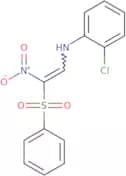 N-[(E)-2-(Benzenesulfonyl)-2-nitroethenyl]-2-chloroaniline